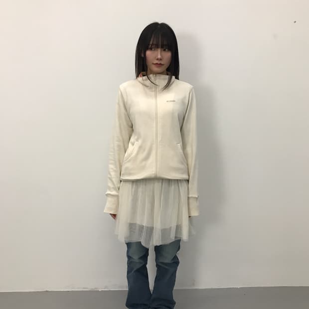 Columbia  Striped Collar Zip up Jacket