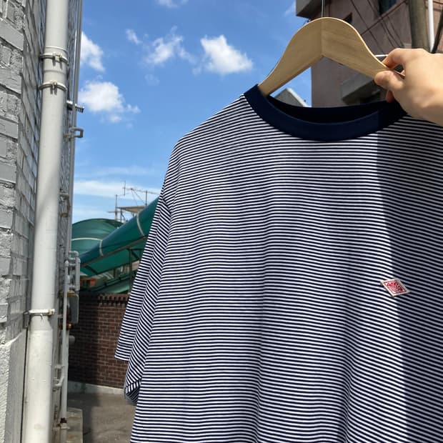 DANTON 스트라이프 포켓 반팔 2XL