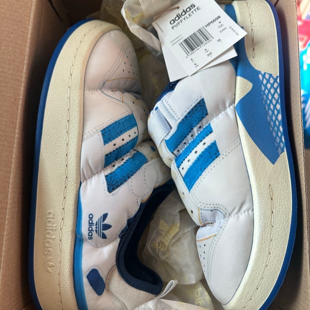 아디다스 퍼피렛 포럼 84 클라우드 화이트