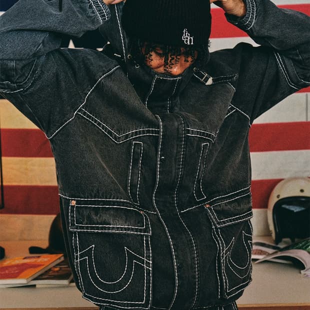 트루릴리젼 x 페치 데님 세퍼레이트 파카 블랙 XL