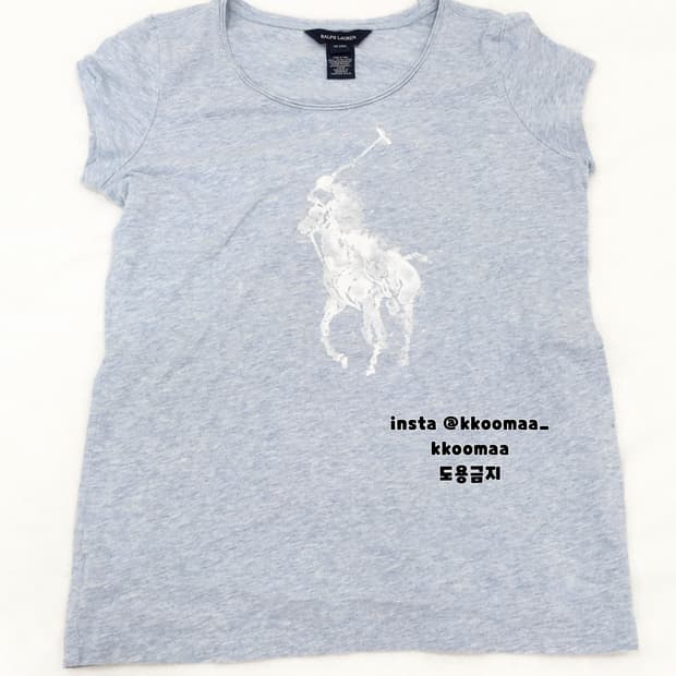 폴로 랄프로렌 빅포니 하늘 반팔티 티셔츠