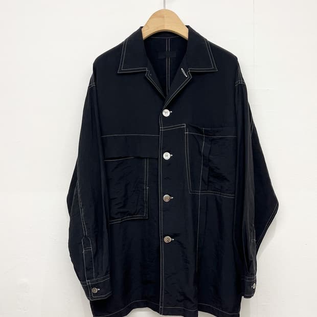 pour deux 블랙 셔츠