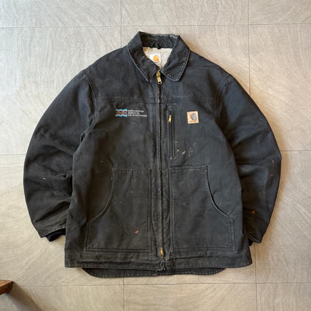 칼하트 정품 C61 블랙 덕 초어 자켓