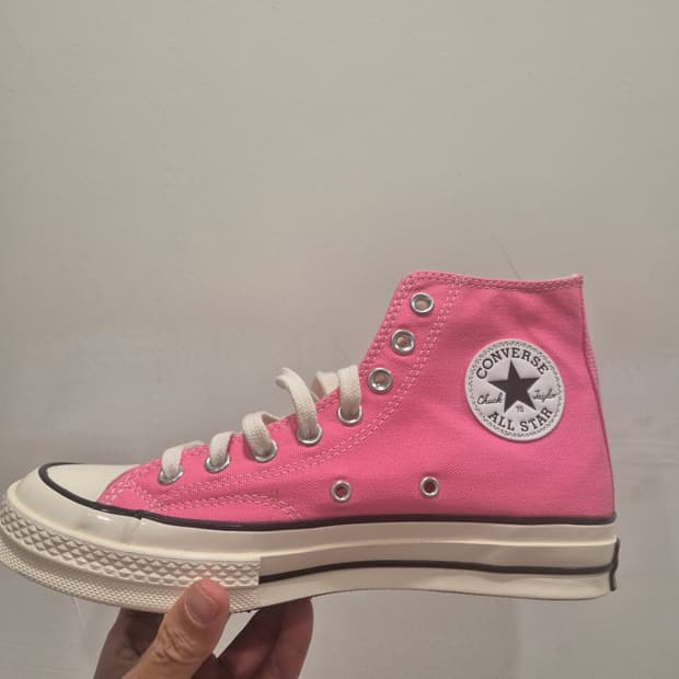 [새상품/260] 컨버스 척 70 하이 시즈널 컬러 핑크