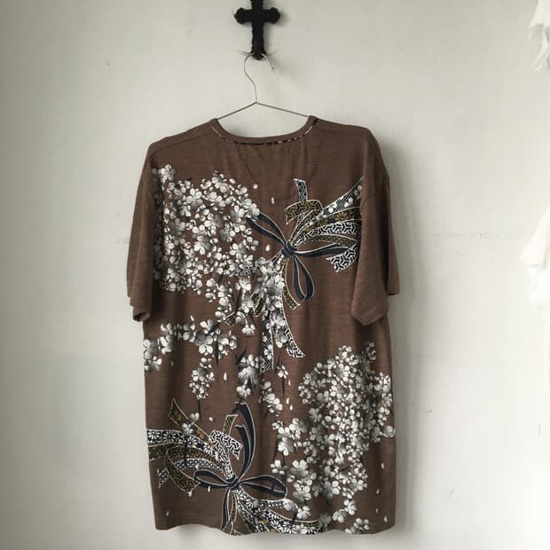 Oriental printing t shirt