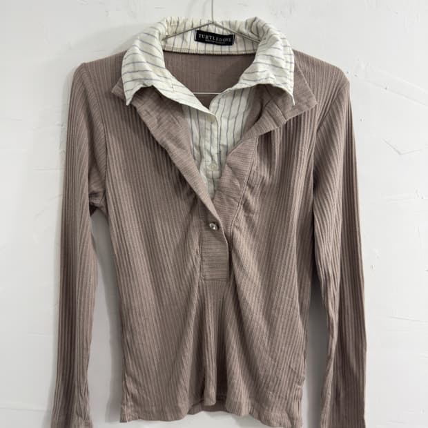 turtledove shirt layered top