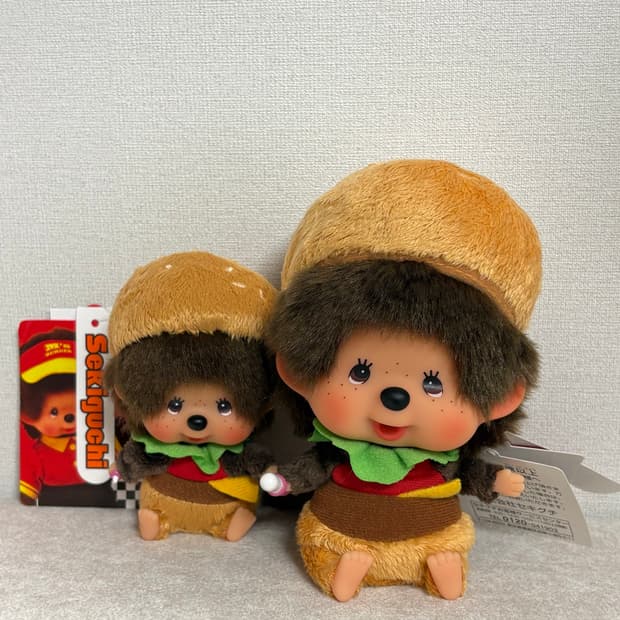 고전 몬치치 햄버거 몬치치 s, 키링 세트