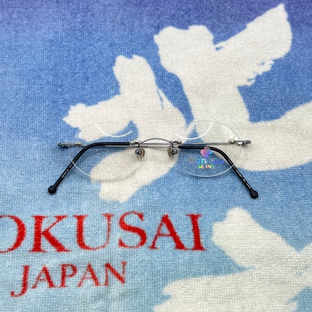Vintage Yanda Rimless Glasses(black)