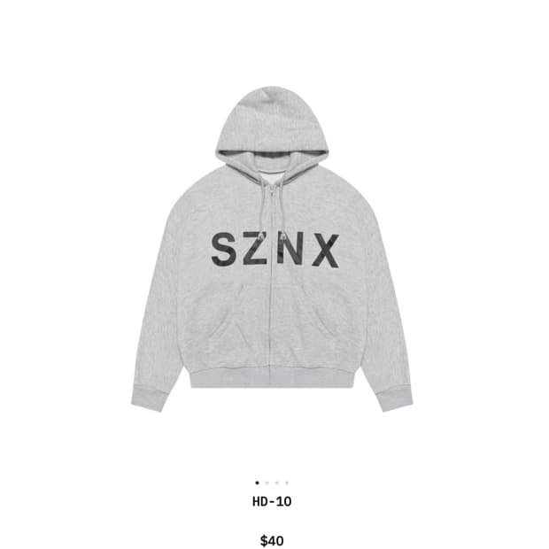 이지 SZNX KOREA 후드집업  2사이즈