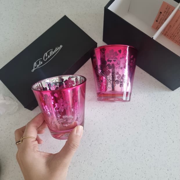 일본 루루아일랜드 사쿠라 컵 세트 새상품