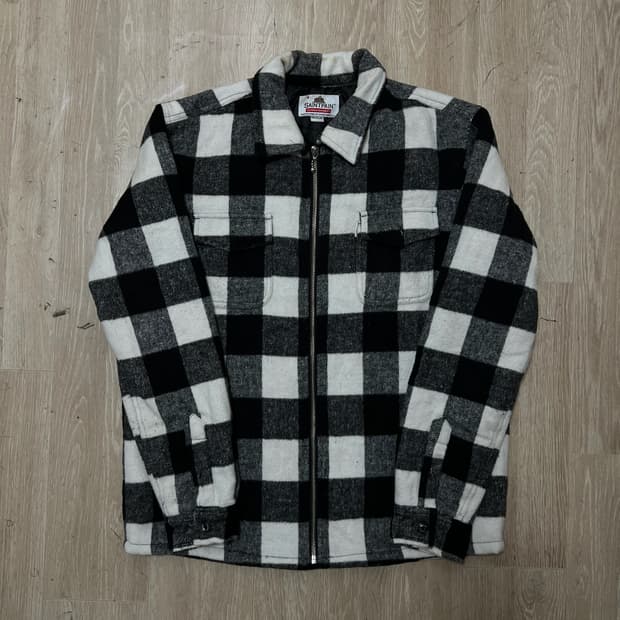 세인트페인 누빔 체크 코치자켓 M/95 