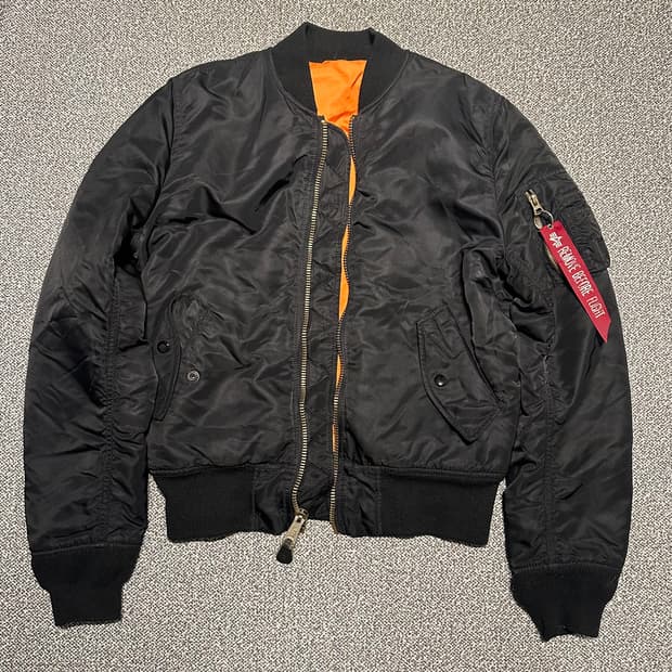 알파인더스트리 ma-1 항공점퍼 s