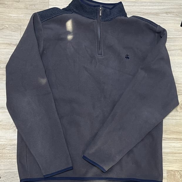 브룩스브라더스 플리스 하프집업 L