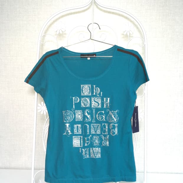 made in Italy y2k aquablue silver printi