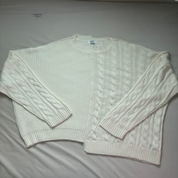 SECL 슈퍼 오버 언발란스 니트