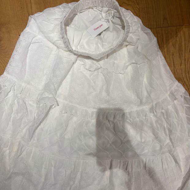 레이스 캉캉 롱스커트