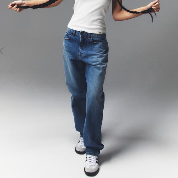 글로니 93 미드라이즈 루즈핏 데님 