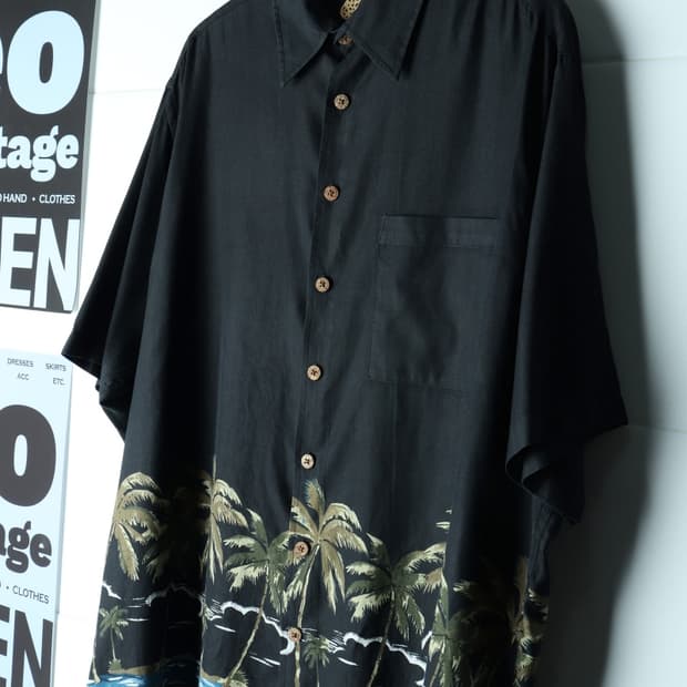 (XL-3XL) 브랜드빈티지 반팔셔츠 남방 90S 년대-H35061