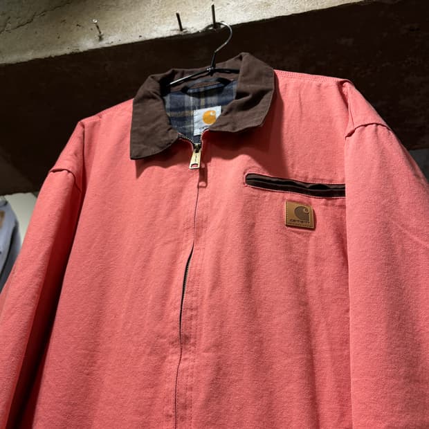 Carhartt 칼하트 디트로이트 j97 살론 핑크 워크자켓