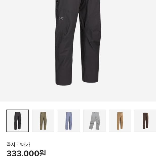 아크테릭스 크로닌 코튼 팬츠 32/R