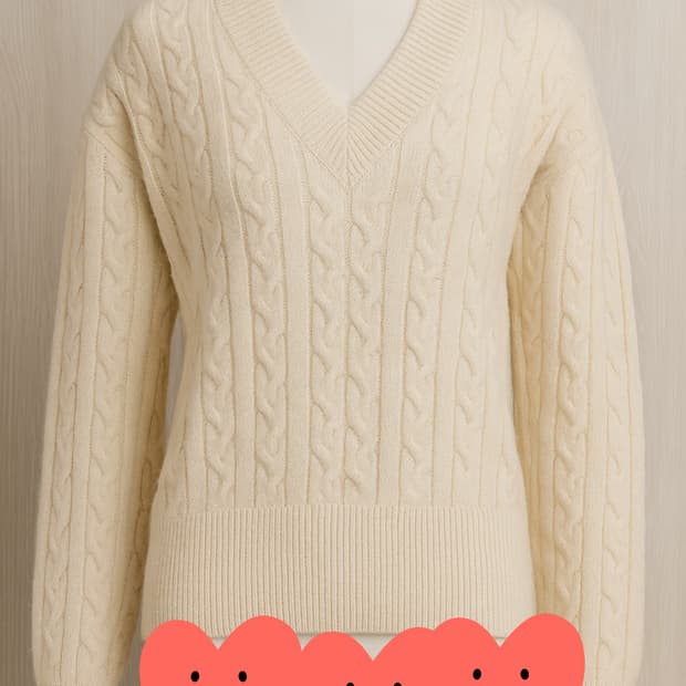 Lap 케이블 도톰 니트