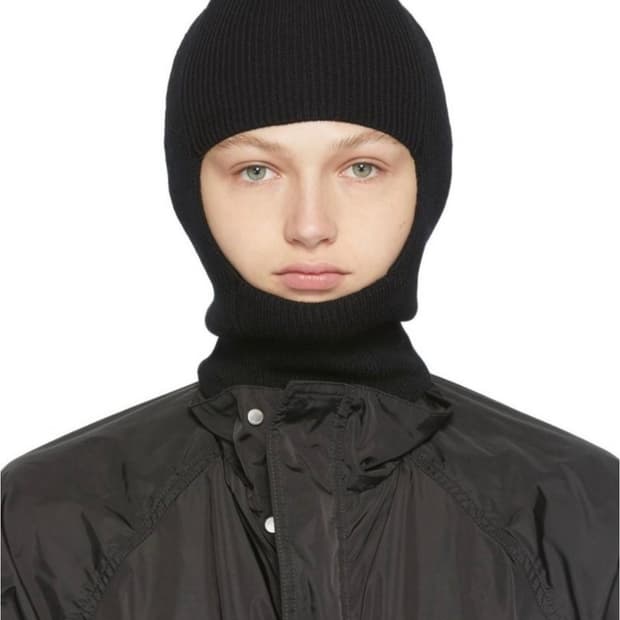 미착용 준지 블랙 바라클라바
