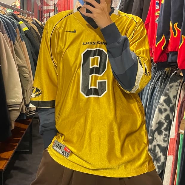 [IM] nike MIZZOU NFL 옐로우 No.9 반팔져지