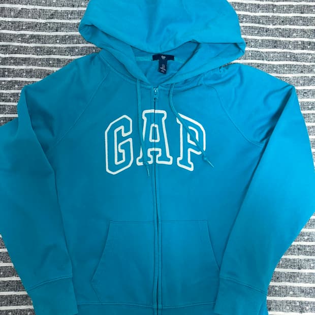 Gap 갭 청록 후드집업