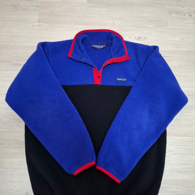 L 파타고니아 80s 신칠라 플리스 퍼플/블랙