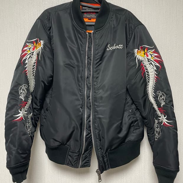 anderson bell x schott collab bomber