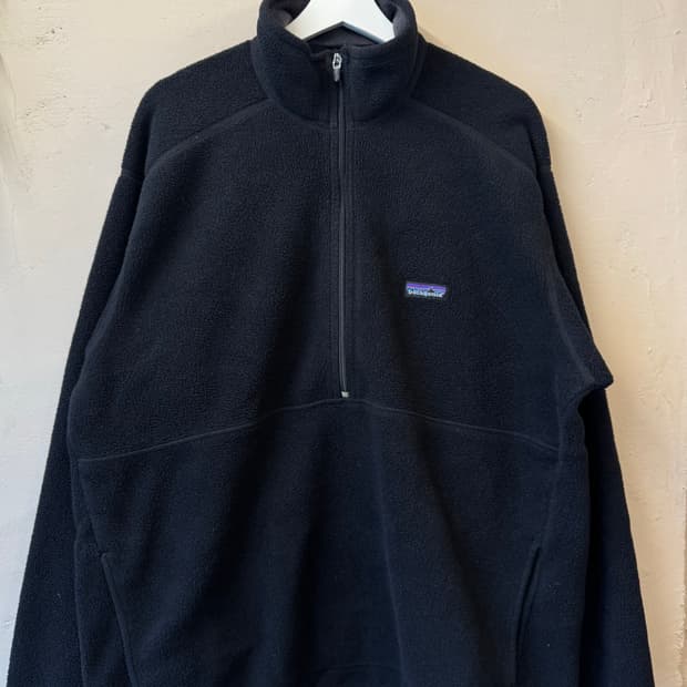 파타고니아 신칠라 마수피얼 하프집업 블랙 xl