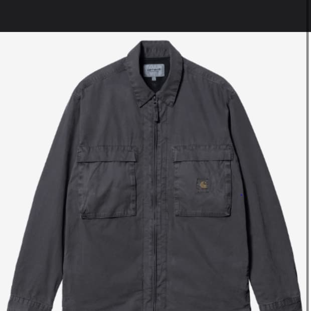칼하트 가먼트 다이 셔츠 케냐드셔츠자켓