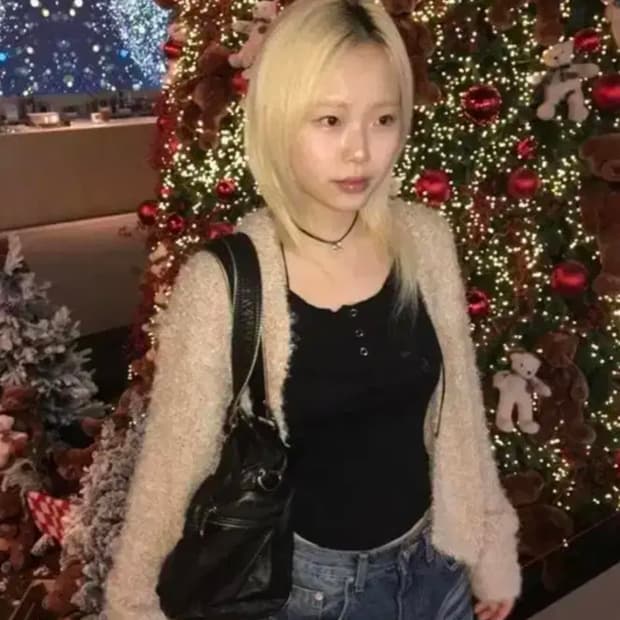 아워캐비넷 퍼가디건 (free)(새상품)