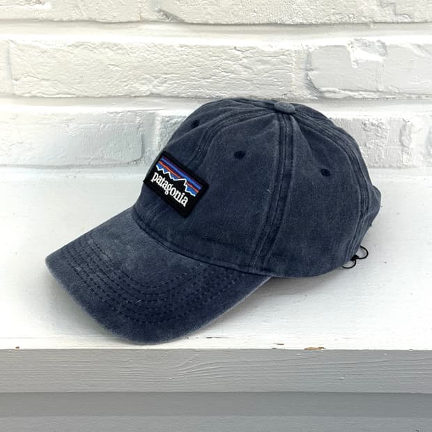 파타고니아 블루 워싱 볼캡