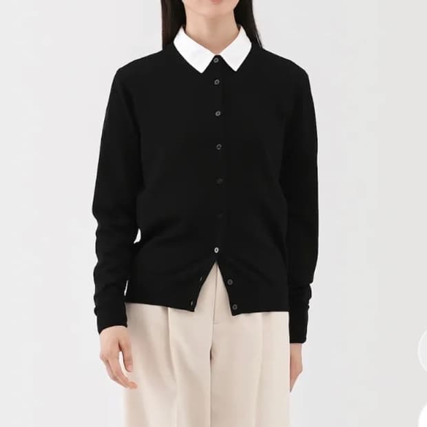 무인양품 하이게이지 가디건 M