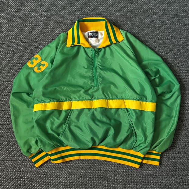 80s USA BUTWIN 빈티지 나일론 풀오버 (105-108)