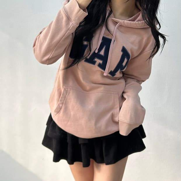 Gap 갭 딸기우유 러블리힙 스웨트셔츠 후드티(M)