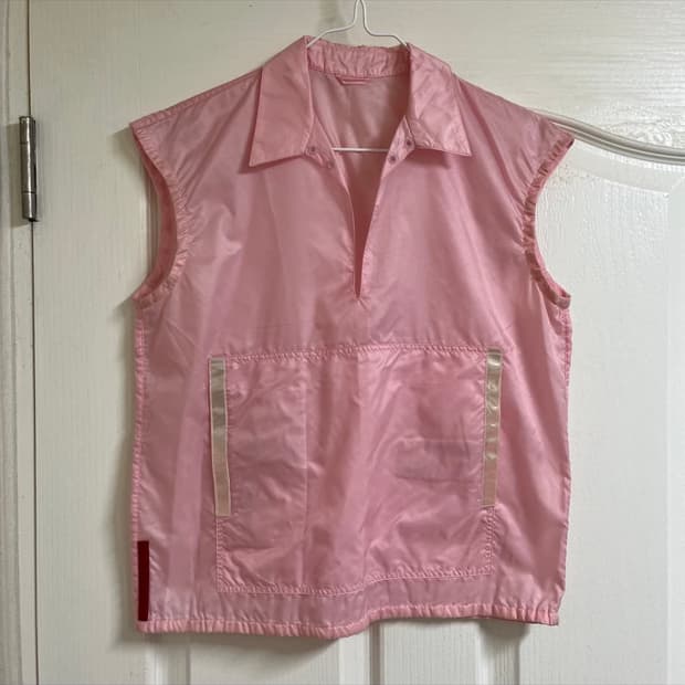 프라다 스포츠 베스트 핑크