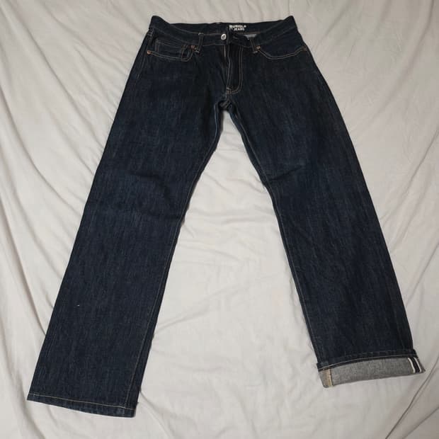 유니클로 레귤러핏 셀비지 데님 31