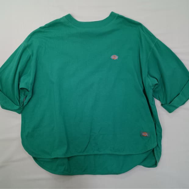 디키즈 일본 롤업 루즈핏 민트 반팔티