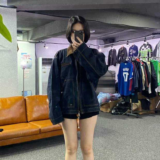 라퍼지스토어 데님 워크 자켓 B2896