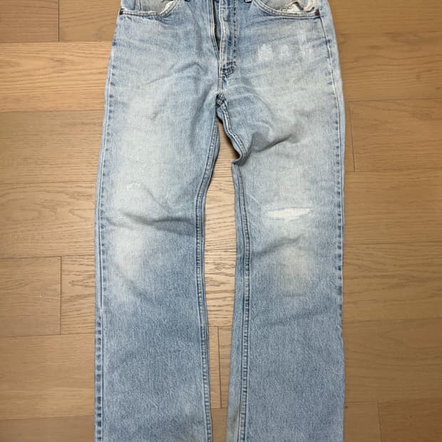 80s 리바이스 517 데님 부츠컷 오렌지탭