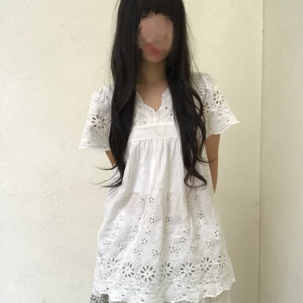 모리 엔젤 펀칭 블라우스