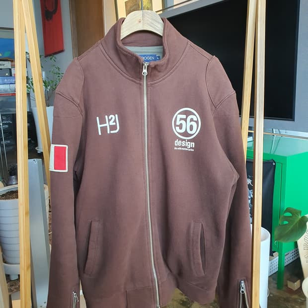 하이드로겐(Hydrogen) x 56desig모터사이클 스웨트 집업 자켓