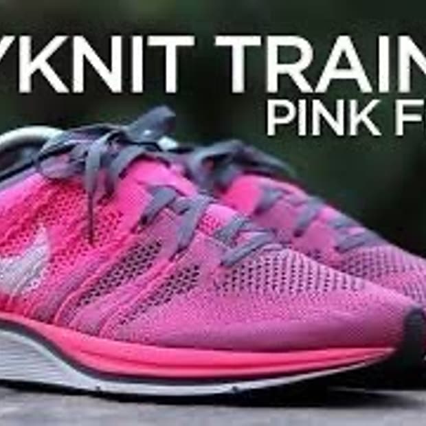 [280] 나이키 플라이니트 트레이너 핑크