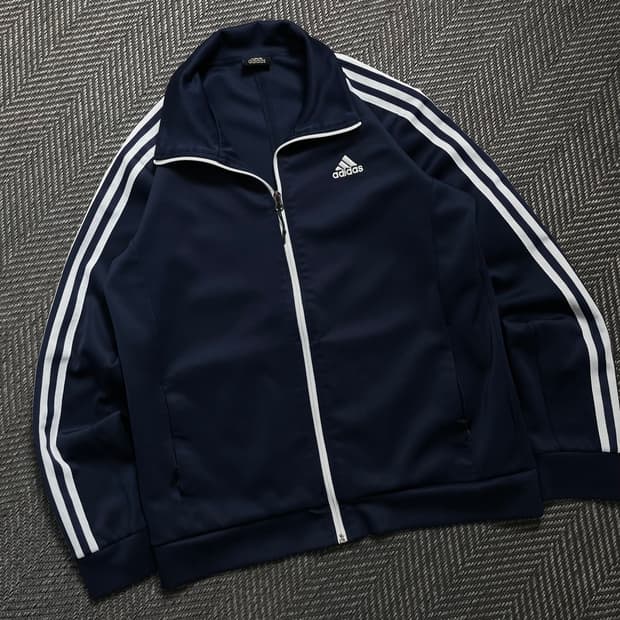 아디다스 올드스쿨 클래식 트랙탑 져지 네이비 y 4566