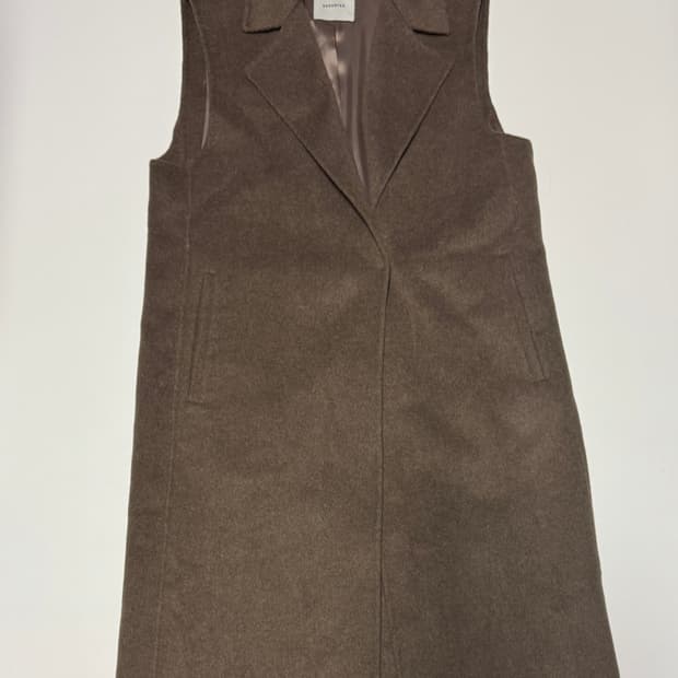 여성 쉬즈미스 22년도 롱 울 베스트 55 브라운