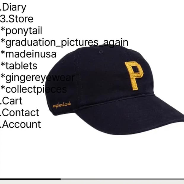 M) 테프스토어즈 네이비 모자