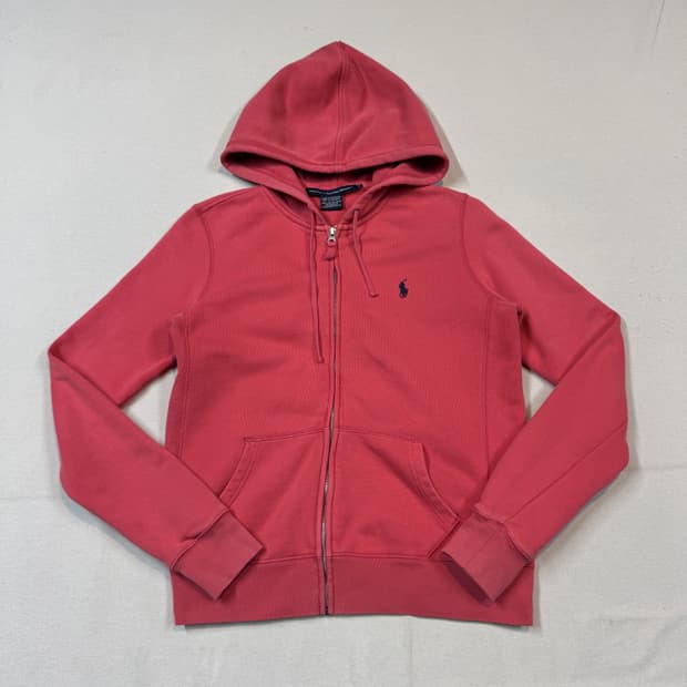 S) 폴로 랄프로렌 핑크 후드집업