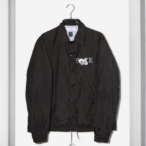 파세타즘 FACE COLLAGE COACH JACKET 블랙